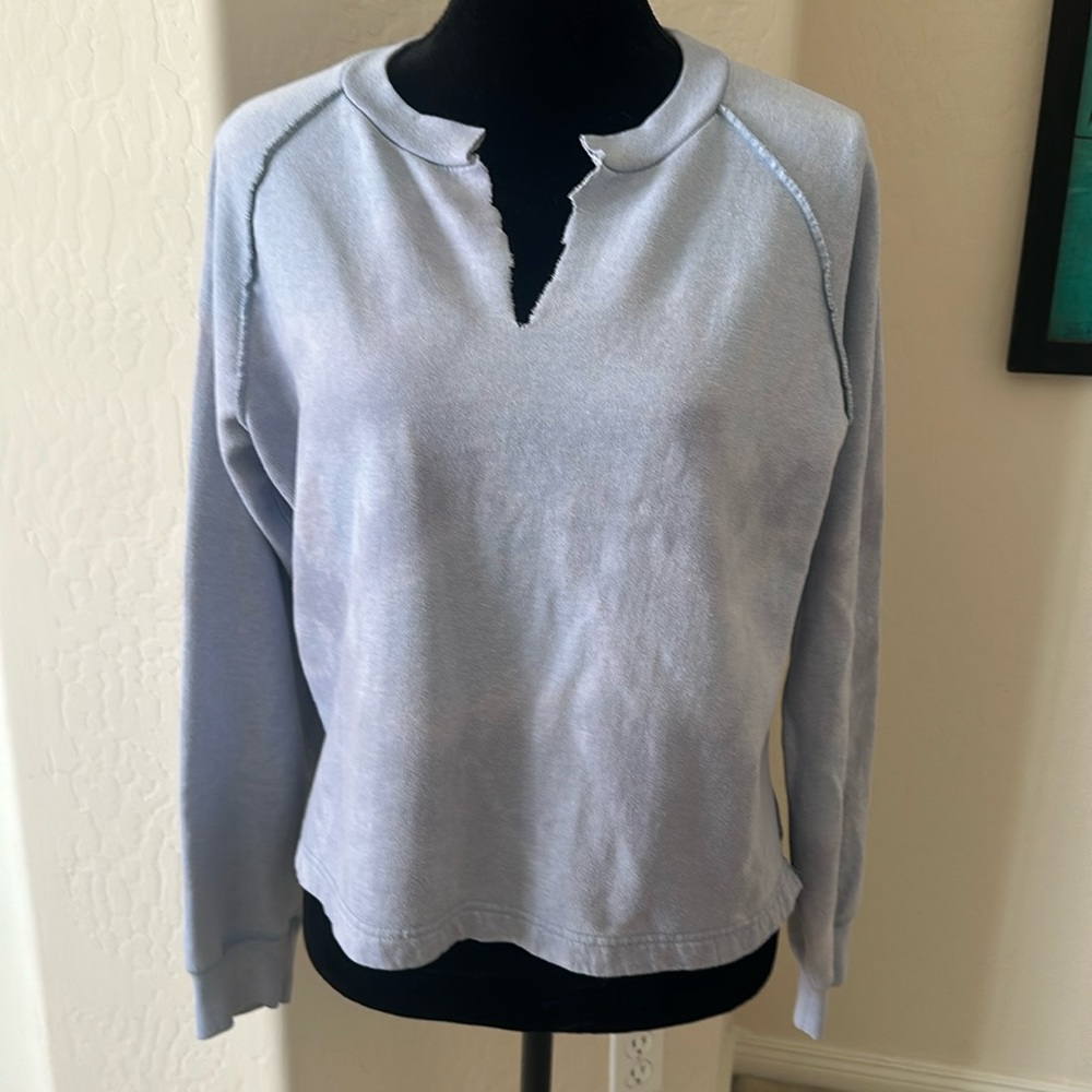 Aerodynamics Vintage Distressed Faded Tie Dye Sweat Shirt Size Medium / Large